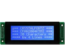 White on Blue 20x4 Character Display CFAH2004K-TMI-JP