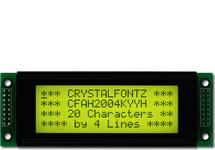 20x4 Yellow-Green Character Module CFAH2004K-YYH-JP