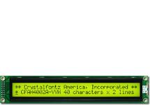 Yellow 40x2 Character Standard LCD CFAH4002A-YYH-JT
