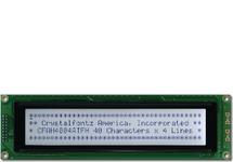 40x4 Character LCD Dark on Gray CFAH4004A-TFH-JT 40x4 Character LCD Dark on Gray CFAH4004A-TFH-JT
