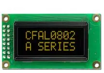8x2 Character OLED CFAL0802A-Y 8x2 Character OLED CFAL0802A-Y