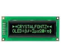 16x2 Green Sunlight Readable Character OLED CFAL1602C-GT 16x2 Green Sunlight Readable Character OLED CFAL1602C-GT