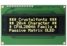 20x4  Parallel Character OLED CFAL2004A-Y