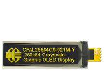 256x64 Yellow Monochrome OLED CFAL25664C0-021M-Y