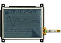 320x240 Resistive Touch Monochrome LCD CFAX320240DX-TFH-T-TS