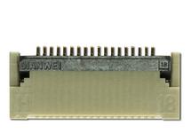 18 Position, 0.50mm Pitch, Gold, FPC FCC ZIF Connector CS050Z18G-A0 18 Position, 0.50mm Pitch, Gold, FPC FCC ZIF Connector CS050Z18G-A0
