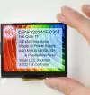 320x240 TFT in hand to show perspective
