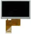 800x480 4.3-inch TFT display module, front view, powered off.