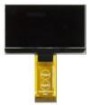 128x64 Yellow Monochrome Graphic OLED display module. Front View, Powered Off. 128x64 Yellow Monochrome Graphic OLED display module. Front View, Powered Off.