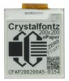 200x200 ePaper display module with a breakout board. Front view.