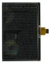 7.5 inch black and white ePaper display module displaying text - back of display