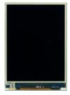 240x320 Full-Color TFT Display, Front view, powered off. 240x320 Full-Color TFT Display, Front view, powered off.