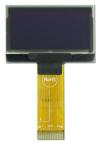 128x64 Yellow Graphic OLED 1.54 inch diagonal. Front view, powered off.