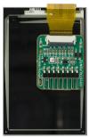 176x264 3-color epaper display with adapter board designed to attach to the back of the ePaper display.