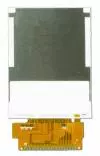 The CFAF240320E-022T is a 2.2 inch 240x320 color TFT LCD display - Back View, Tail Unfolded.