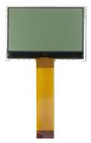128x64 Backlit Monochrome LCD display, front view, powered off. 128x64 Backlit Monochrome LCD display, front view, powered off.