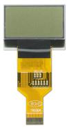 128x64 Transflective monochrome LCD module, front view. powered off. 128x64 Transflective monochrome LCD module, front view. powered off.