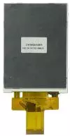 240x320 2.87-inch resistive touchscreen TFT display, back view, powered off.