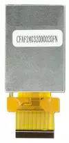 240x320 Full-Color TFT Display, back view, powered off.