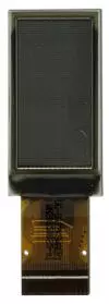 64x128 InCell touchscreen display, back view.