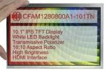1280x800 10.1-inch IPS HDMI TFT Module. In-hand to show size and perspective.