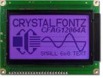 Many background color variations are possible using the RGB backlight of the CFAG12864A-CFH-VN, shown here with Purple. Many background color variations are possible using the RGB backlight of the CFAG12864A-CFH-VN, shown here with Purple.