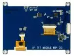 5 inch RPi TFT LCD, back view.
