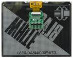 5.83 inch ePaper shown attached to ePaper adapter board.