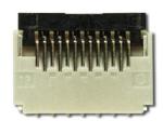 13 Position, 0.30mm Pitch ZIF Connector. Closed position. 13 Position, 0.30mm Pitch ZIF Connector. Closed position.