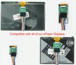 This ePaper adapter board is compatible with all of our e-paper displays. This ePaper adapter board is compatible with all of our e-paper displays.