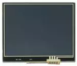 320x240 EVE TFT LCD, front view, powered off.