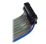 This image is an example of the connector end of the WREXTY19 cable. The WREXTY15 and WREXTY19 have the same connector ends.