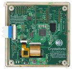 4-inch 480x480 capacitive touchscreen TFT Solution. Back view.