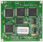 128x128 Blue on White Graphic LCD, back view. 128x128 Blue on White Graphic LCD, back view.