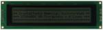 40x4 Character LCD, Dark lettering on light gray background. Front view, powered on, backlight off. Header pins not included. 40x4 Character LCD, Dark lettering on light gray background. Front view, powered on, backlight off. Header pins not included.
