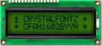 CFAH1602B-YYH-JT display with backlight off.