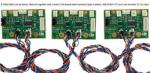 Example of how the CFA835TML LCD module can be combined with the optional CFA-FBSCAB and be daisy-chained to allow monitoring of multiple inputs & control of multiple outputs. Example of how the CFA835TML LCD module can be combined with the optional CFA-FBSCAB and be daisy-chained to allow monitoring of multiple inputs & control of multiple outputs.