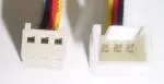 This is a close-up of the ends of the WRFANX01 cable.