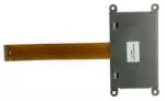 Back view of CFAL12864LX-G 128x64 OLED graphic display with unfolded tail.