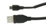 10 foot USB-A to microUSB-B cable, showing cable ends 10 foot USB-A to microUSB-B cable, showing cable ends
