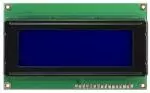 20x4 SPI Character LCD front view, powered off.