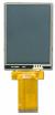 CFAF240320B1-032T-TS 3.2 240x320 Color TFT w/ Resistive Touch Screen, Front View w/ Tail