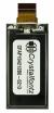 CFAP104212B0-0213 is a 2.13 inch graphic epaper display, red + 3-level grayscale ‒ back view, FPC unfolded