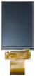 320x480 Resistive touchscreen TFT display. Front view, powered off.