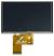 The CFAF480800A-050T is a 5.0 480x800 color TFT LCD display. Front view w/ unfolded tail.