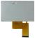 800x480 4.3-inch TFT display module, back view, powered off.