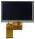 800x480 Ressitive Touchscreen TFT display module, front view, powered off.