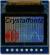 CFAL9664B-F-B1-CB has a carrier board with a full color 0.95 96x64 OLED. Image is as the camera perceives the display. Zoom-in to see sub-pixel detail.
