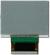 The CFAX12864U-NFH is a 128x64 dark on light gray LCD display – back view, tail unfolded.