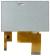 800x480 Capacitive Touchscreen TFT display, back view, powered off.